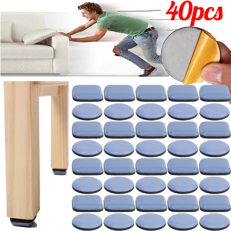 Core Slider - テフロンスライディングパッド家具スライディングガスケット椅子脚パッド自己粘着家具脚スライダーパッドアンチスクラッチフロアプロテクター