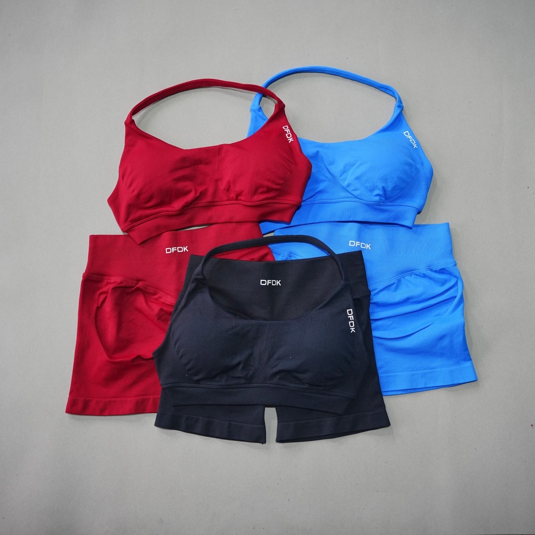Yoga Fitness Leggings - DFDK レディース ファッション 2 ピース スポーツ