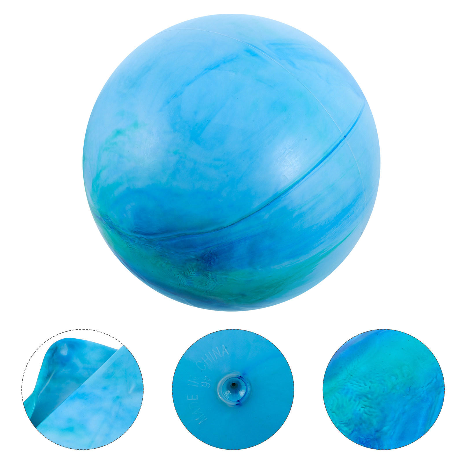 Exercise Ball Stability - 3個セット 小型ヨガピラティスボール 14インチ インフレータブルフィットネスエクササイズボール コアバランス安定性トレーニング器具