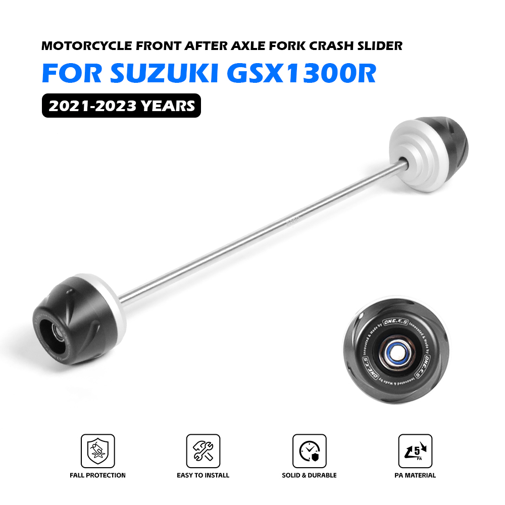 Core Slider - スズキ GSX1300R GSXR1300 2021-2023 ラリーフロントリアアクスルフォーククラッシュスライダーホイール衝突防止プロテクターオートバイ部品