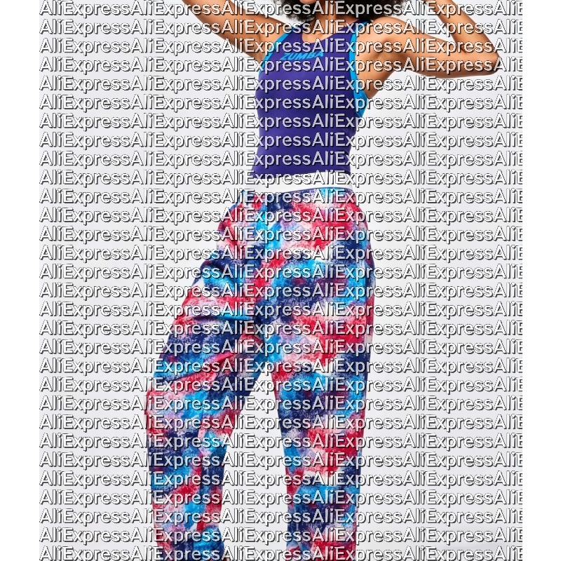 Yoga Fitness Pants - 2026年新作 カラフルドーパミン 3Dプリント エアロビックダンス ヨガ フィットネスパンツ