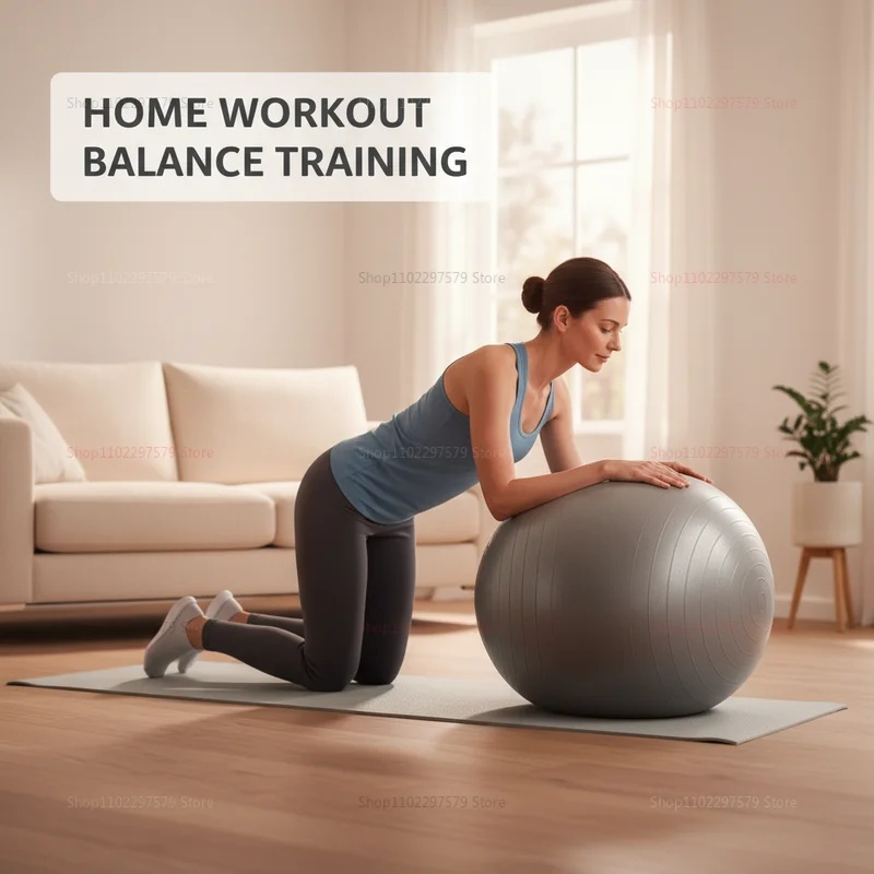 耐爆破ヨガボール（ポンプ付き）厚型エクササイズピラティスボー - Exercise Ball Stability のレビューと価格