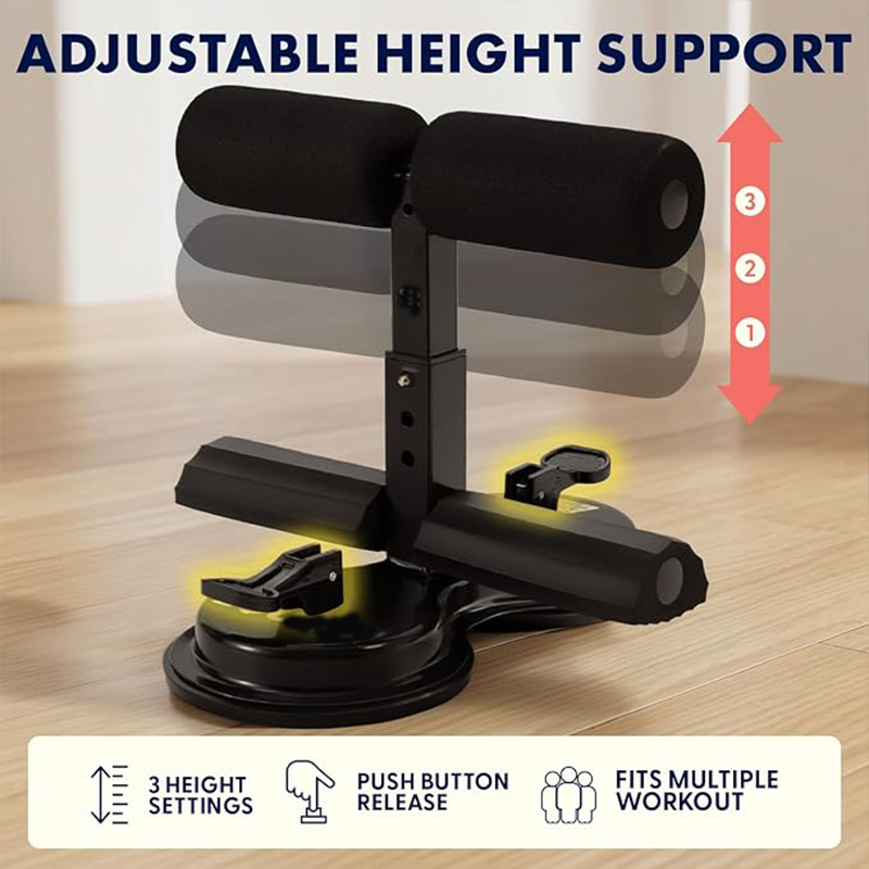ポータブルシットアップバーとシットアップ補助器具、デュアル4 - Sit Up Bar Floor のレビューと価格