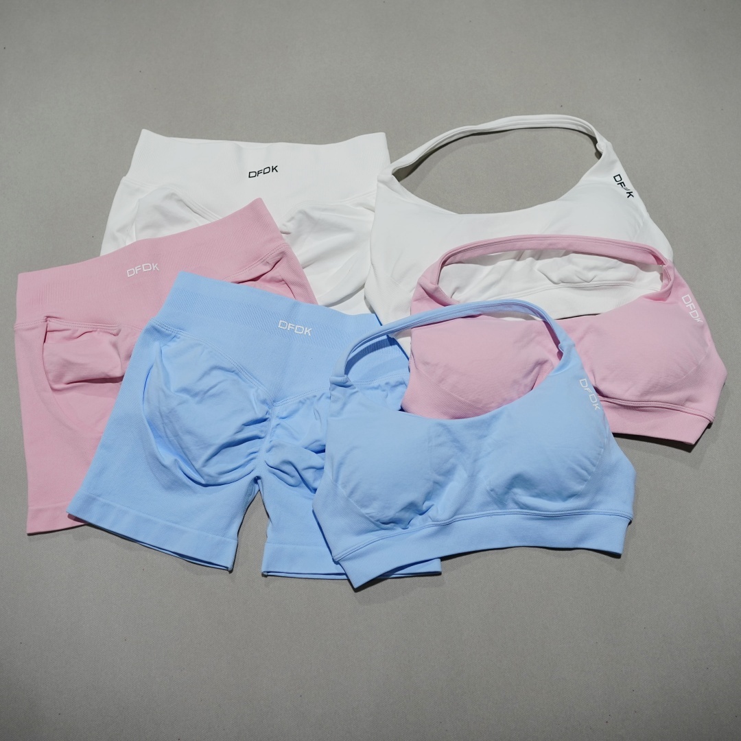 DFDK レディース ファッション 2 ピース スポーツ セ - Yoga Fitness Leggings のレビューと価格