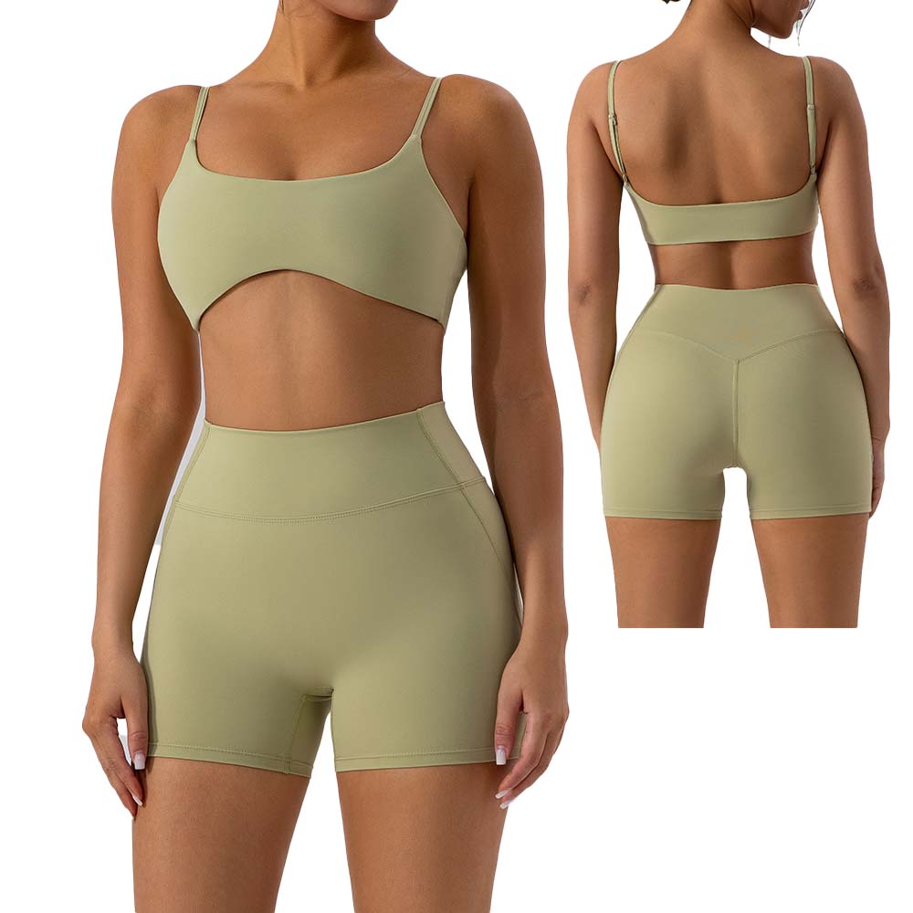 ランニング トレーニング セット 調節可能なショルダー スト - Yoga Fitness Leggings のレビューと価格