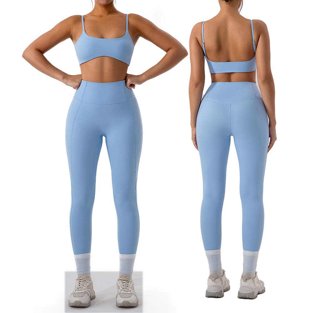 ランニング トレーニング セット 調節可能なショルダー スト - Yoga Fitness Leggings のレビューと価格