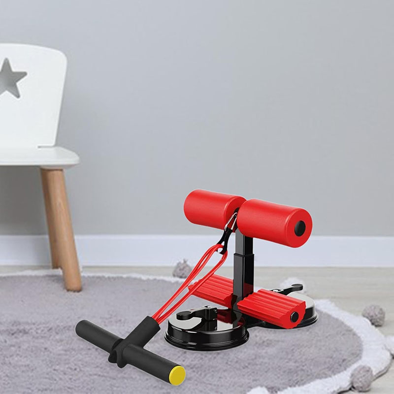 テンションロープ付き腹筋バー補助装置、フロアホルダー、高さ調 - Sit Up Bar Floor のレビューと価格