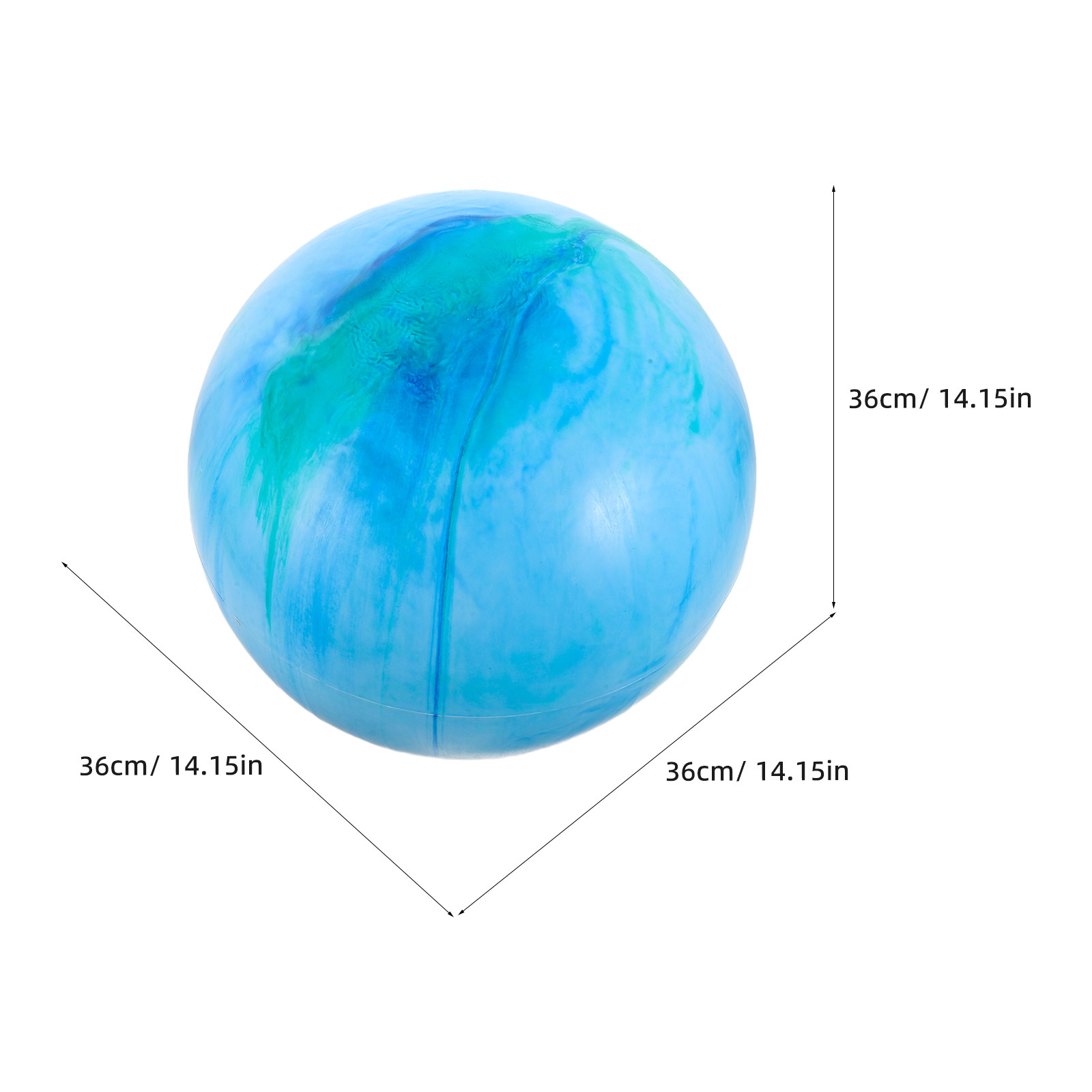 3個セット 小型ヨガピラティスボール 14インチ インフレー - Exercise Ball Stability のレビューと価格