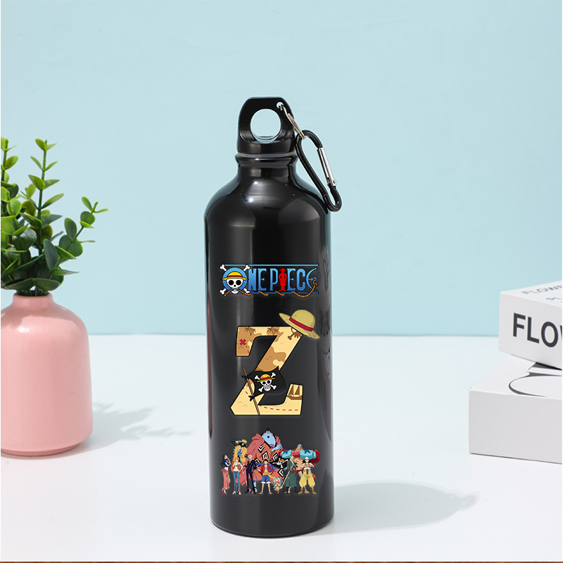500ML ワンピース A-Z イニシャル入り スポーツウォ - Yoga Fitness Zone のレビューと価格