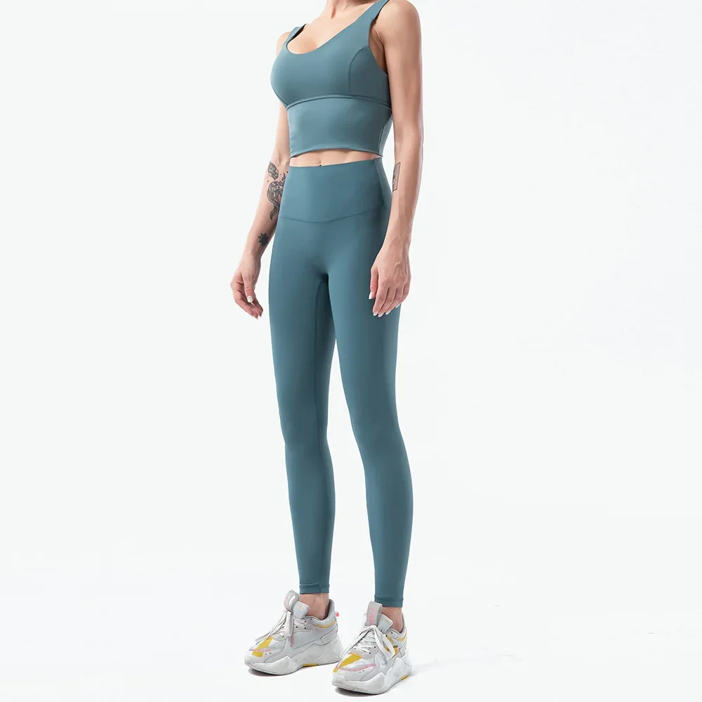 ヌーディーフィールヨガセット ヨガレギンスセット レディース - Yoga Fitness Leggings のレビューと価格