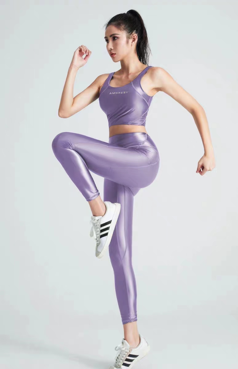 DROZENO セクシーな無地サテン光沢のある女性の水着ベス - Yoga Fitness Club のレビューと価格