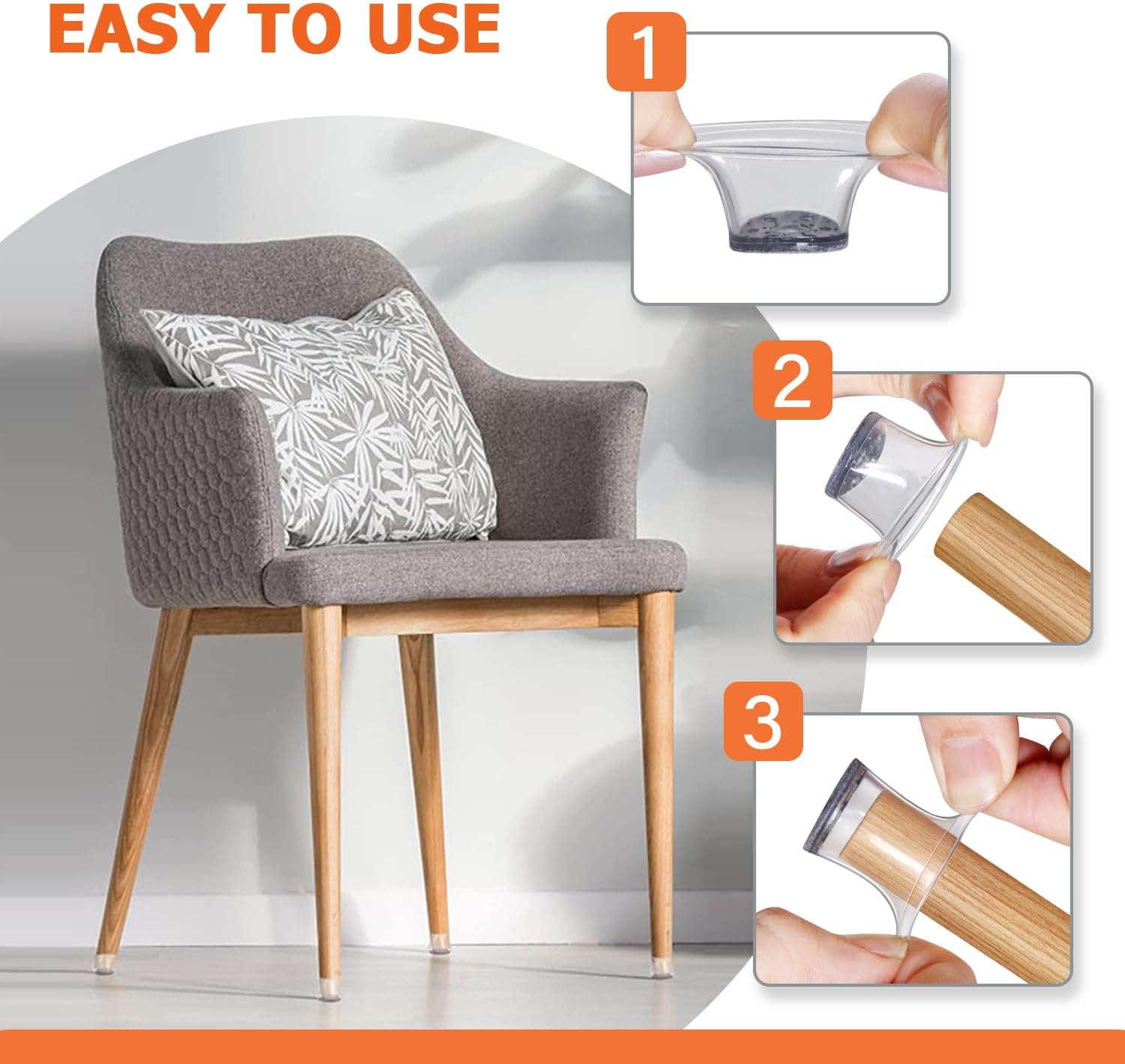 20個入り-超小型椅子脚床プロテクター、床を保護するシリコン - Sit Up Bar Floor のレビューと価格