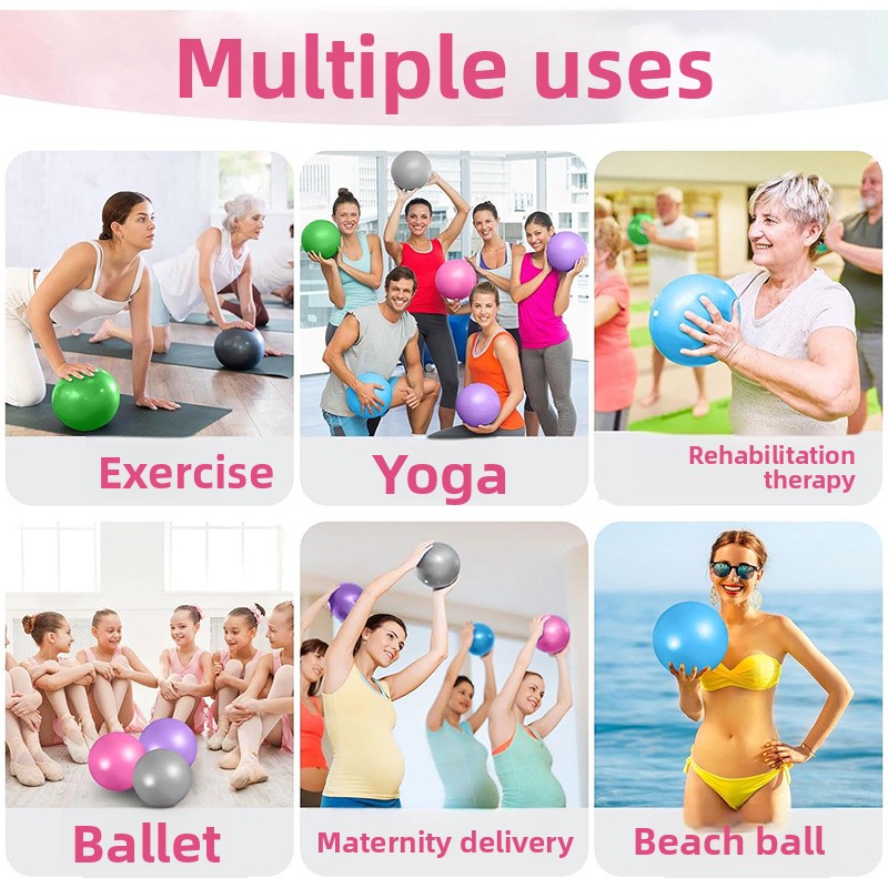 PVCミニエクササイズボール ヨガ ピラティス コア強化と安 - Exercise Ball Stability のレビューと価格