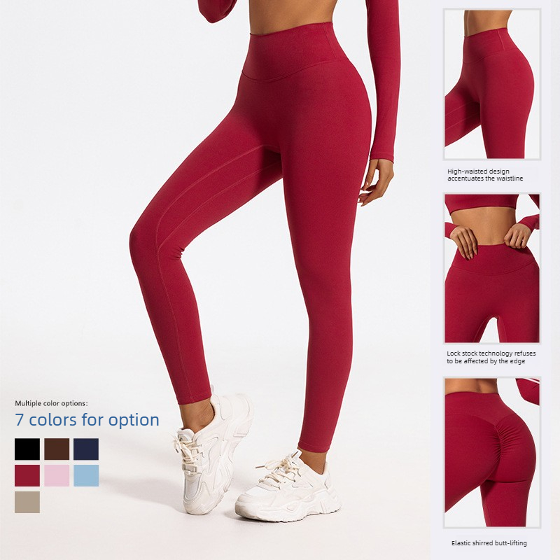 Lezyan グラインド通気性速乾性ベリーリフトヒップハイウ - Yoga Fitness Pants のレビューと価格