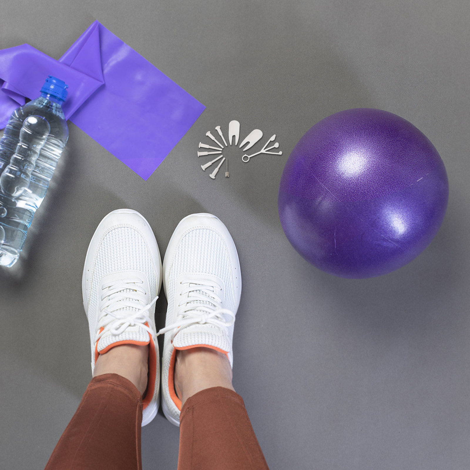 1 セットヨガボールプラグ交換キット高密度プラスチックエアス - Exercise Ball Stability のレビューと価格