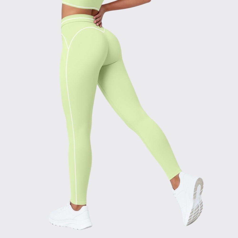 ハイウエストスポーツレギンス女性フィットネスランニングヨガパ - Yoga Fitness Pants のレビューと価格