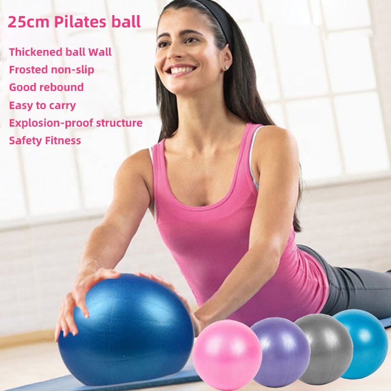 小さなピラティスボールアンチバーストジムエクササイズバランス - Exercise Ball Stability のレビューと価格
