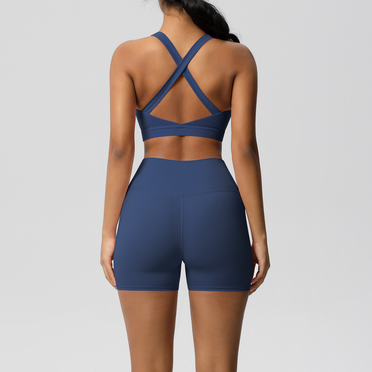 2 個スポーツウェアポケット付きヨガセットジム服ヨガスーツ女 - Yoga Fitness Leggings のレビューと価格