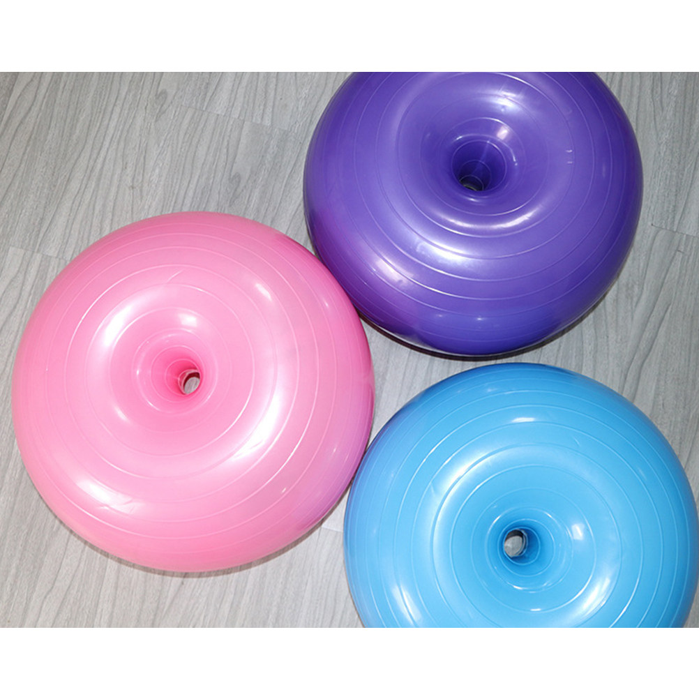 防爆ブルードーナツヨガ補助エクササイズボール フィットネスバ - Exercise Ball Stability のレビューと価格