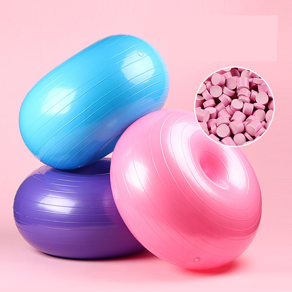 防爆ブルードーナツヨガ補助エクササイズボール フィットネスバ - Exercise Ball Stability のレビューと価格