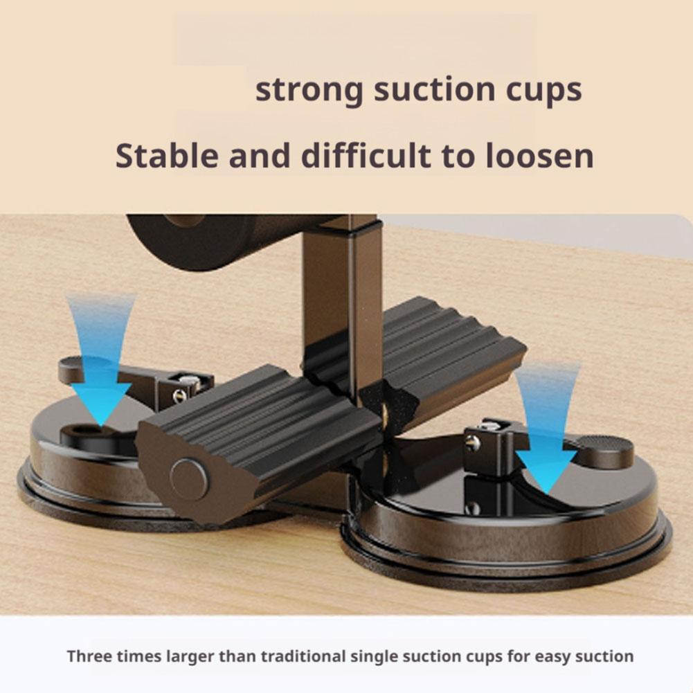 3つの吸盤付きシットアップバーフットホルダー、高さ調節可能な - Sit Up Bar Floor のレビューと価格