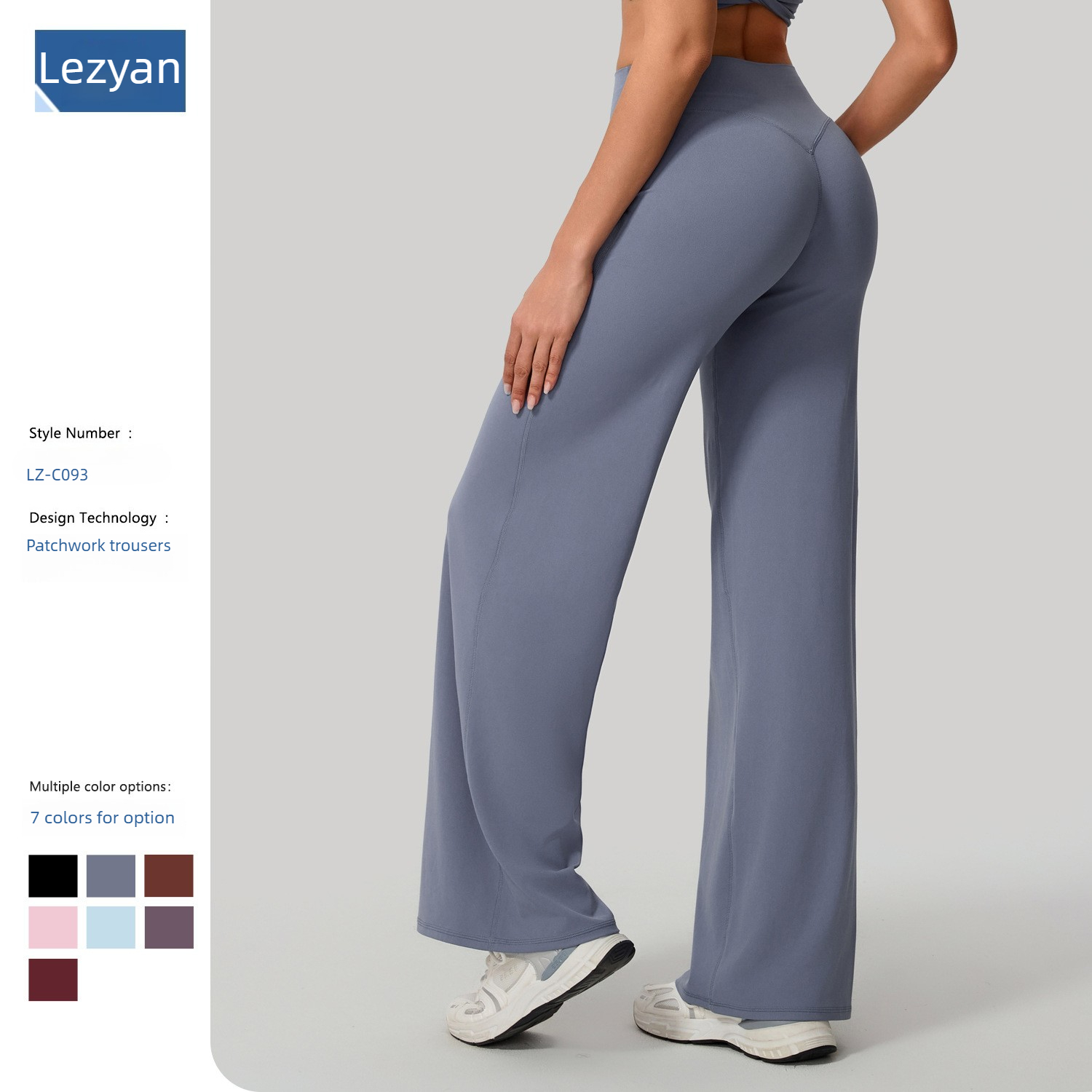 Lezyan ルーズソフトヨガワイドレッグパンツピラティスラ - Yoga Fitness Pants のレビューと価格